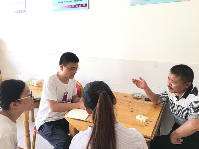 金磁社区入户采访